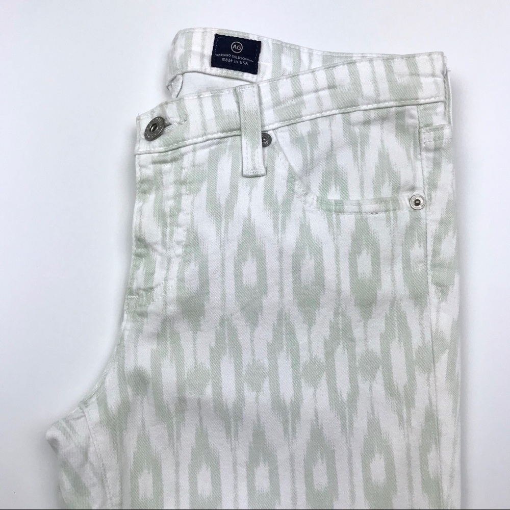 Adriano Goldschmied White Green Aztec Skinny Jean - Picture 5 of 9